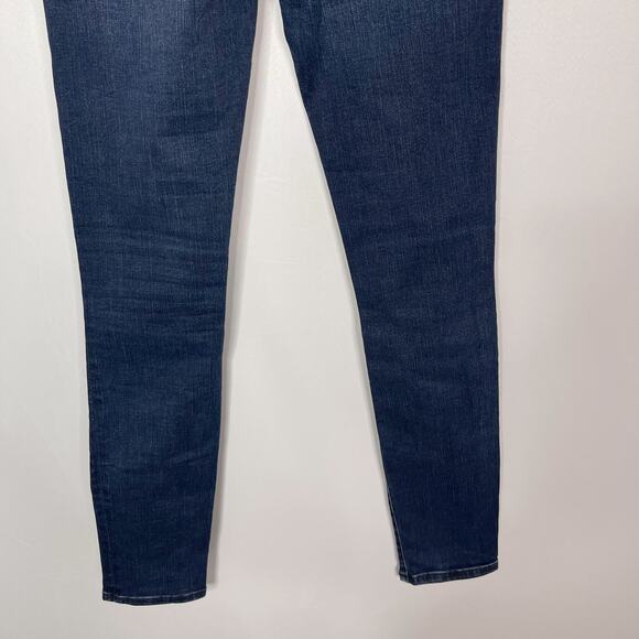 Abercrombie & Fitch Womens 25 / 0 Short Simone High Rise Super Skinny Jeans Dark - Picture 6 of 9